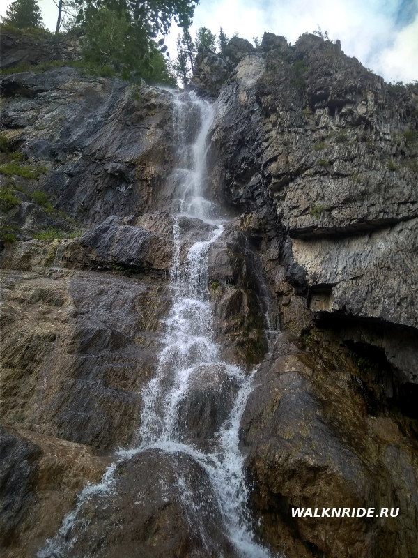 Водопад Ширлак горный алтай